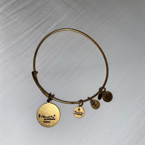 Alex and Ani lotus charm bangle - Picture 3 of 4
